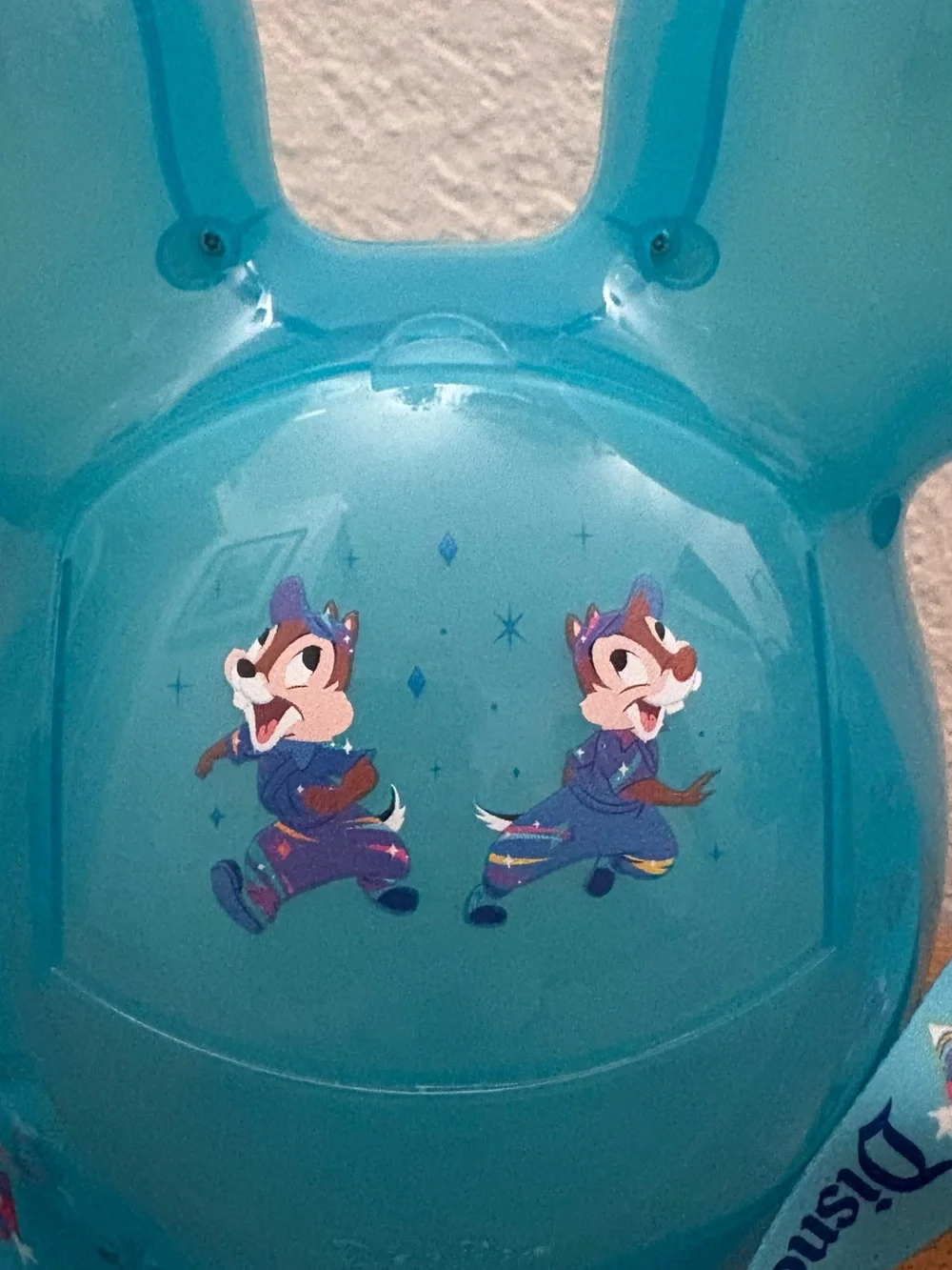 Disney Blue Mickey Head Snack Bucket with 70th Characters
